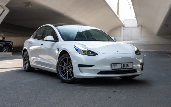 Tesla Model 3 for rent in Dubai