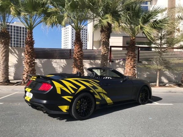 Ford Mustang V8 cabrio (Black), 2020