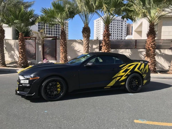 Ford Mustang V8 cabrio (Black), 2020