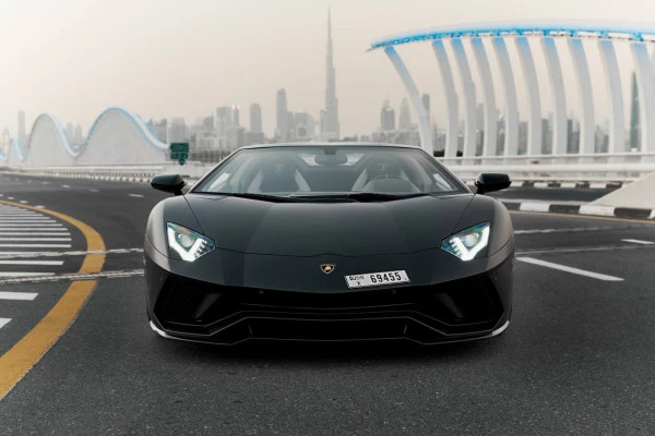 Lamborghini Aventador Roadster (Black), 2018