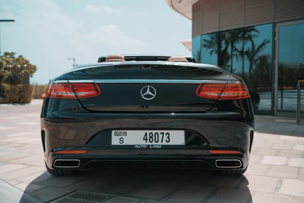 Mercedes S 500 Cabrio (Black), 2018