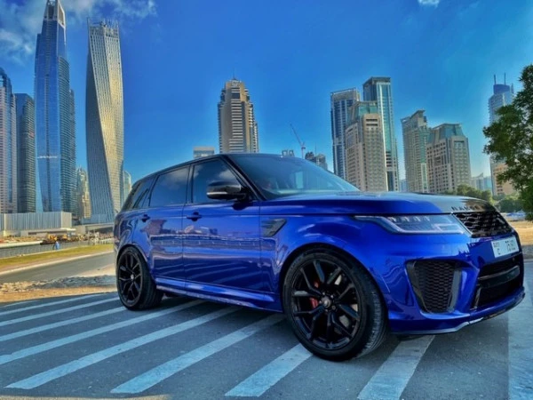 Range Rover Sport SVR (Blau), 2020