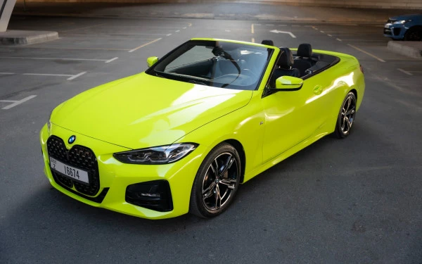 BMW 430i cabrio (Lime Green), 2023