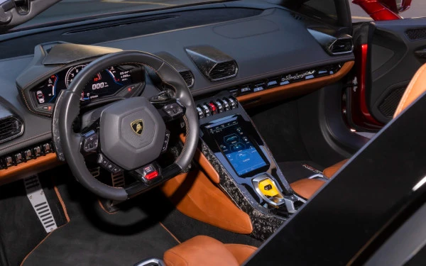 Lamborghini Huracan Evo Spyder (Maroon), 2023