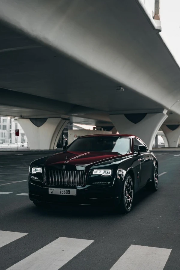 Rolls Royce Wraith Black Badge (Maroon), 2019