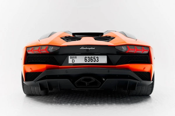 Lamborghini Aventador S Roadster (Orange), 2019