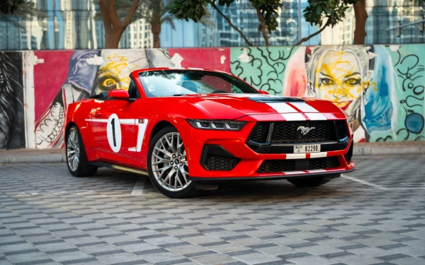Ford Mustang cabrio (Red), 2023