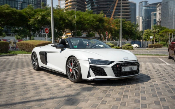 Audi R8 Spyder (White), 2024