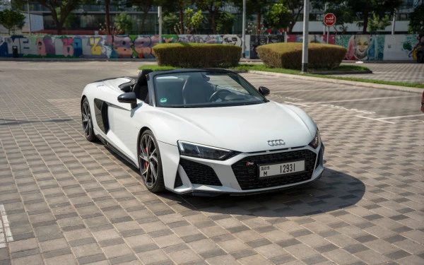 Audi R8 Spyder (White), 2024