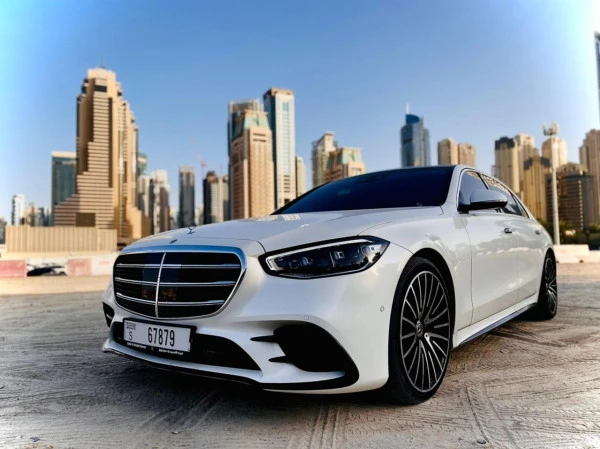 Mercedes S500 New Shape (White), 2021
