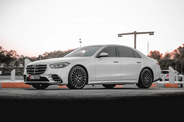 Mercedes S500 (White), 2021