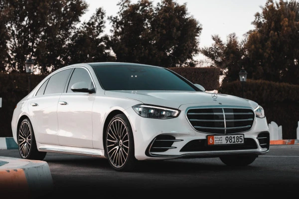 Mercedes S500 (White), 2021