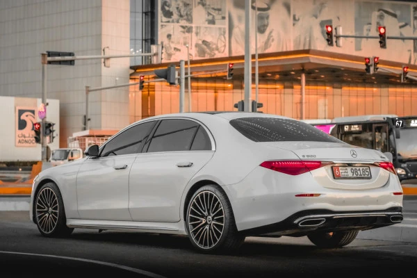 Mercedes S500 (White), 2021