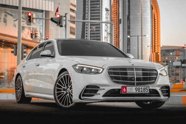 Mercedes S500 (White), 2021
