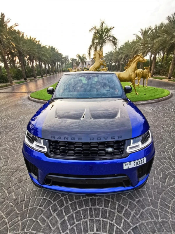 Range Rover Sport SVR (Blau), 2020