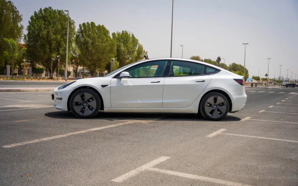 Tesla Model 3 (White), 2023