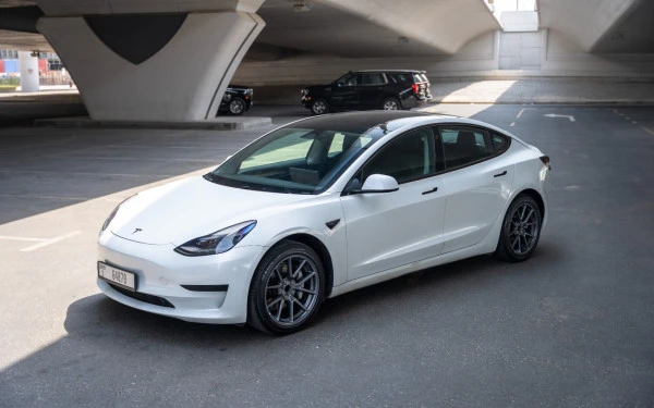 Tesla Model 3 (White), 2023