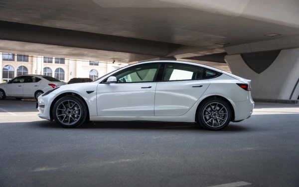 Tesla Model 3 (White), 2023