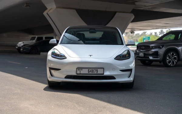 Tesla Model 3 (White), 2023