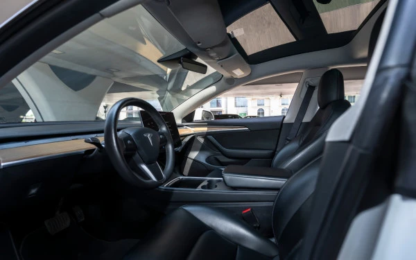 Tesla Model 3 (White), 2023