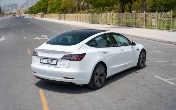 Tesla Model 3 (White), 2023