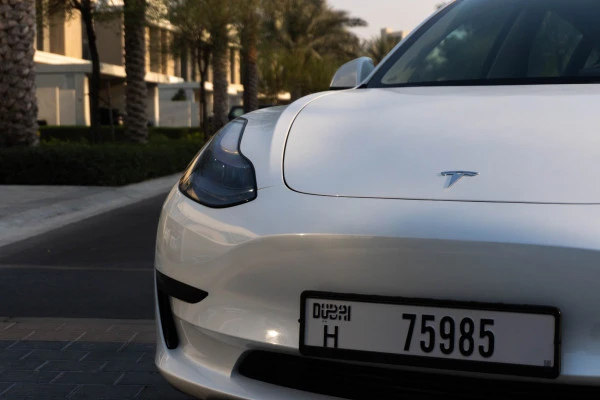 Tesla Model 3 (White), 2023