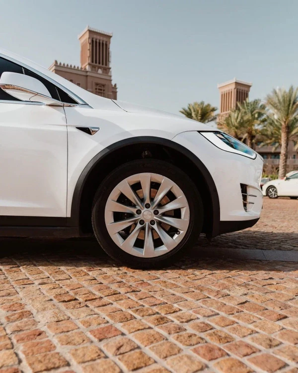Tesla Model X (White), 2021