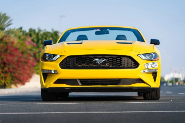 Ford Mustang cabrio (Yellow), 2018