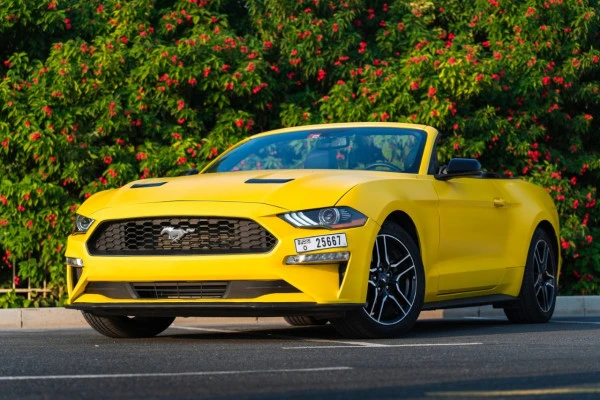 Ford Mustang cabrio (Yellow), 2018