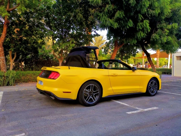 Ford Mustang cabrio (Yellow), 2018